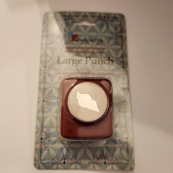 Sea Shell Large Hole Punch Emagination paper Scrapbook Nautical - Picture 1 of 6